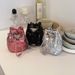 Mini Bag Sequined Bucket Bag Girls Small Bag Summer New Version Shoulder Crossbody Chain Bag Children's Parent Child Bag_viptrois.com
