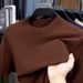 Men's Short Sleeve Sweater Medium Green Bottom Casual Half Sleeve T-Shirt Crew Neck Sweater Men's Clothing_viptrois.com