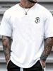 Maglietta Uomo 180g Cotone Puro Collo Tondo Stampa Simbolo Bitcoin Morbida Traspirante Adatta Palestra Corsa Estate Vestibilità Regolare Quotidiana_viptrois.com
