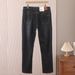 Men's Summer Thin Fit Mid Waist Straight Leg Jeans Wrinkle Free 2K122 Mulberry Silk Breathable Denim Jeans_viptrois.com