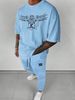 Men's Clothing Color Matching Designer Style Popular Trendy Cool Personality Style Fashion Two Piece Suit_viptrois.com