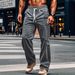 "Men's Corduroy Casual Pants – European Size, Loose Fit, Elastic Waist, Trendy Autumn Style (Black/Khaki/Blue/Gray/Green/Brown, XS-XXXL)"_viptrois.com