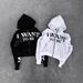 Men's Clothing Printed Unisex Autumn And Winter Hoodie Hooded Sweater Loose Cardigan Jacket Couple Pants_viptrois.com