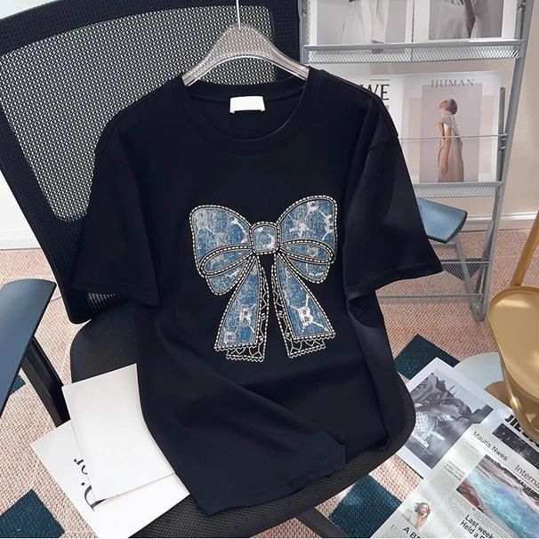 Camisetas Gráficas Camiseta De Manga Corta, Una Nueva Blusa Holgada Y Casual Para Mujeres En Verano_viptrois.com