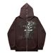 2024 Dark Butterfly Unisex Hoodie Gothic Couple Harajuku Oversized Zipper Sweatshirt_viptrois.com