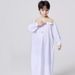 Men's Clothing Middle East Dubai Turkish Boy Robe Door Tube Stitching Stand Collar Button Robe Thobe_viptrois.com