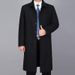 Loom Loom Men's Wool With Turn-down Collar, Wholesale Medium-Length Trench Coat Men, Supply For_viptrois.com