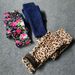 XUANMU Autumn Winter Baby Girls Leggings Thick Warm Dot Pants Kid Girl Leopard Plus Velvet Pants Children Vintage Flowers Trousers XB005_viptrois.com