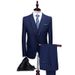 Men's Clothing men's groom's suit three piece slim casual work suit suit_viptrois.com