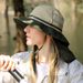 Women's Sun Hat With Neck Flap - UPF 50+ Lightweight & Breathable For Surfing Beach & Outdoor Activities Wide Brim Fishing Hat_viptrois.com