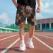 Premium Products CP11621A09 American Casual Camouflage Printed Trendy Brand Fitness Running Sports Basketball Shorts_viptrois.com