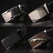 Men's belt two-layer cowhide youth casual automatic buckle belt men's business jeans belt trendy wholesale_viptrois.com