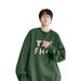 High-quality Navy Blue Heavy-duty Velvet Cotton Hoodless Crew Neck Sweater For Boys Autumn And Winter New Retro Teen_viptrois.com