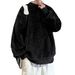 Loom Autumn Thickened Men Korean Version Trendy Loose Japanese Knitted Winter Ins Hong Kong Style Lazy Sweater Coat_viptrois.com