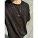 Men's Clothing Special Summer Short Sleeved T Shirt Men's Niche Starry Sky Hole Design Men's Bottoming_viptrois.com