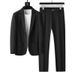 Autumn And Winter Men's Thick Suit Jacket Casual Simple Korean Version Slim Fit Formal Small Suit Suit Suit Jacket Commuting Daily Trend Handsome_viptrois.com
