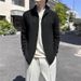 Pure New Autumn Winter Minimalist Versati Stand Collar Knitted Cardigan Men's Zipper Sweater Casual Plus Size Coat Lazy_viptrois.com