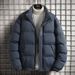 Men's Clothing Winter Padded Coat Warm Stand Collar Jacket, Loose Fit Casual Outerwear, Thickened Polyester Shell, Black/Grey/Navy Blue, Sizes M-5XL_viptrois.com