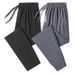 Men's Clothing 7XL Plus Size Pants Summer Cropped Jogger Sports Pants With Cuffs New_viptrois.com
