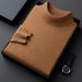 Men's Clothing Autumn/winter Turtleneck Quality High Neck Knit Sweater - Korean Style Loose Fit, Warm & Comfortable, Multiple Colors & Sizes_viptrois.com
