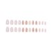 False Nails Wear Armor Removable Butterfly Nail Patch Oval Nail Patch Nail_viptrois.com