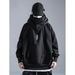 Hooded Sweater Men's Autumn And Winter Turtleneck Loose New Top High Street Style Hip Hop Dark Retro Hong Kong Style_viptrois.com