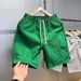 Men's Clothing Shorts Seersucker Versatile Casual Fashion Trend Loose Beach Shorts_viptrois.com