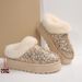 SHLIANG Thick Bottom Warm Snow Boots Women Winter Thickened Warm Sequin Cotton Shoes Comfortable Outdoor Casual Fur Shoes X0056_viptrois.com