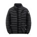 Men's Winter Hooded Puffer Jacket With Fleece Lining, Oversized Fit, Warm & Stylish Coat For Urban Fashion (Black/Grey/Blue)_viptrois.com