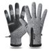 Apparel Accessories Touch Screen Warm Windproof Waterproof Cycling Zipper Sports Plus Velvet Mountaineering Skiing Gloves_viptrois.com