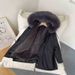 Men's Clothing Cross Border Winter Faux Fox Fur Imitation Fur Coat Mid Length Coat Large Size Men's Clothing_viptrois.com