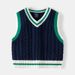 kids'clothing Boy's sweater vest baby V-neck sleeveless sweater_viptrois.com
