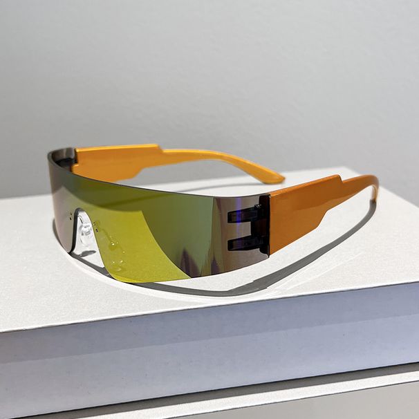 KAMMPT Einteilige Sonnenbrille Männer Frauen Mode Randlose Punk Mehrfarbige Männliche Shades Brillen Neue Trendy Weibliche UV400 Sonnenbrille_viptrois.com