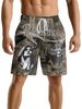 Premium Products Summer Casual Print Renaissance Material Trendy Brand Fitness Running Sports Basketball Men's Shorts_viptrois.com