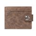 Men's Bags New Men's Short Wallet With Button Wallet High Value Leather No Logo Multi Card Slot Coin Wallet Men's Card Holder_viptrois.com