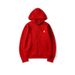 25 Spring Hooded Cardigan Sweater Fashion Small Logo Loose Large Size Youth Zipper Jacket_viptrois.com