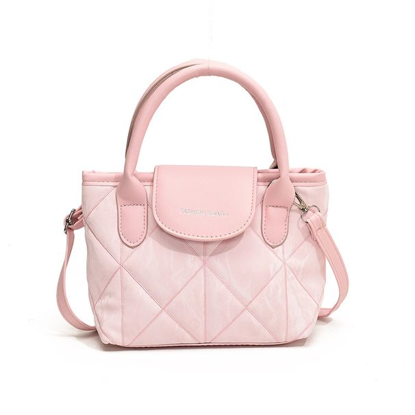 Women’s Bags Casual Handbags For Women Summer New Style Textured Rhombus Dumpling Bag Fashionable Shoulder Messenger Bag_viptrois.com