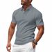 Cross-border Summer Hot Sale European Size Mesh Men's Polo Shirt Casual Golf Quick-dry Short Sleeve T-shirt Men_viptrois.com