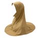 M size is suitable for teenage girls with high-density Tencel hemp chin strap and triangular slimming face headdress_viptrois.com