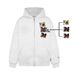 Creative Personalized Letter Detachable Velcro Hooded Sweatshirt Jacket Men's Spring And Autumn Sports Shirt Vibe Trendy_viptrois.com