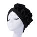 Elastic Pleated Lace Headscarf Hat – Fungus Lace Hair Care Cap, Adjustable & Breathable_viptrois.com