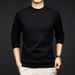 Pure Celebrity Style Men's Half Turtleneck Sweater For Autumn And Winter, Machine Washable Wool T-Shirt_viptrois.com