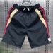 Men's Contrast Color Block Sport Shorts, Loose Fit 5-Inch Casual Athletic Short Pants With Side Stripes_viptrois.com
