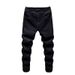 2024 New Pure Black Pants Men's Simple And Thin Plus Size Jeans Men's Xintang Denim Men's Clothing_viptrois.com