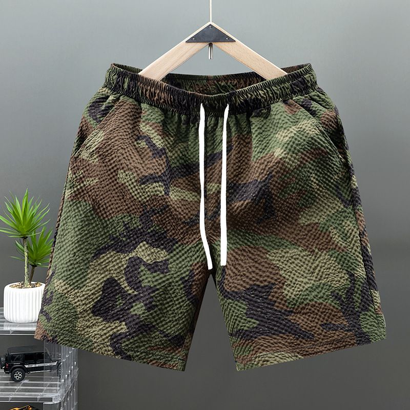 Men's Clothing Men's Five Point Pants Summer Beach Pants Men's Casual Running Sports Shorts Men's Five Point Straight Pants_viptrois.com