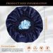 Men's large double layer sleeping cap double sided round hat beauty hair care cap high elastic wide brimmed hat pullover cap_viptrois.com