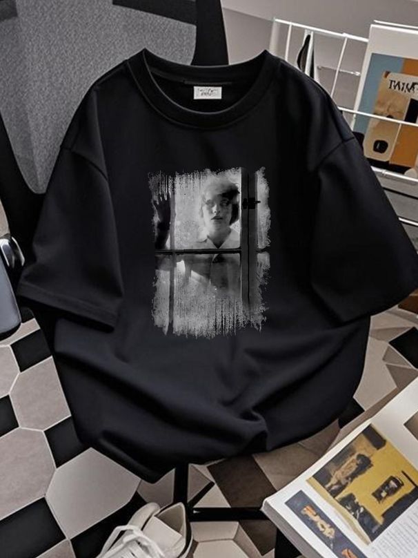 Salems Lot Unisex Shirt Brother Scratching At Window TV Horror Author T-Shirt Vampire Tee Classic Horror Shirts Monsters Boy At Versatile_viptrois.com