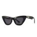 Retro Cat Eye Metal Accessories Street Shooting Sunglasses Trend Fashion Sunglasses Plain Sunglasses 2268_viptrois.com