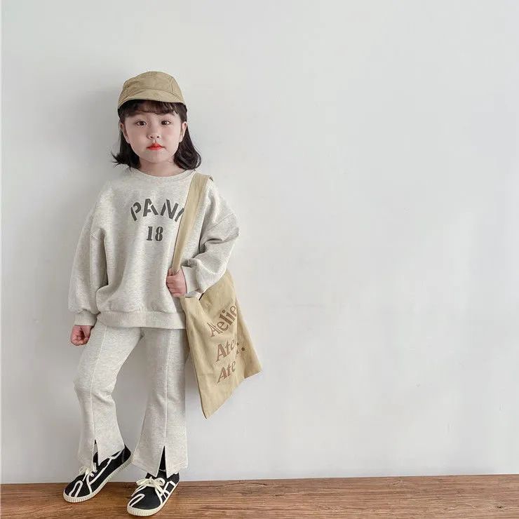kids'clothing Small and medium sports suit two-piece fashion_viptrois.com