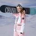 Unisex Korean-Style Ski Jacket – 10000mm Waterproof & Thermal Insulated For Snowboarding & Alpine – Trendy Winter Sports Coat In 5 Colors_viptrois.com